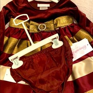 Brand new with tags holiday dress size 12 months